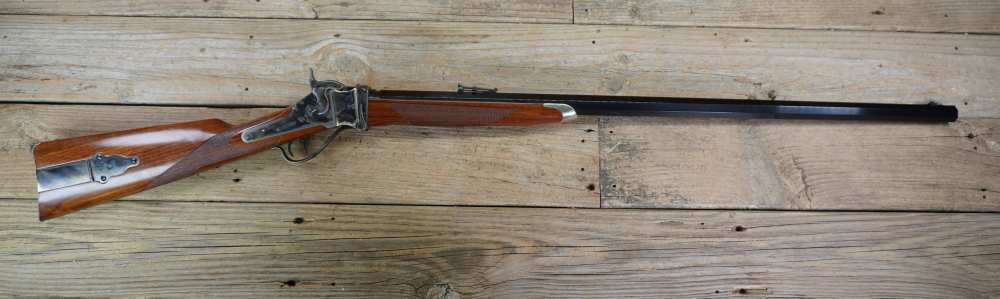 Uberti Sharps Quigley Down Under 45-70 LIKE NEW Govt 34in BPCR -img-1