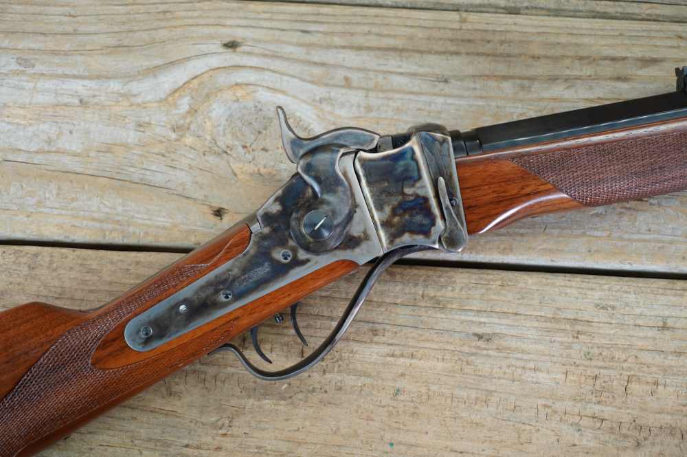 Uberti Sharps Quigley Down Under 45-70 LIKE NEW Govt 34in BPCR -img-75