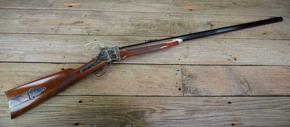 Uberti Sharps Quigley Down Under 45-70 LIKE NEW Govt 34in BPCR -img-76