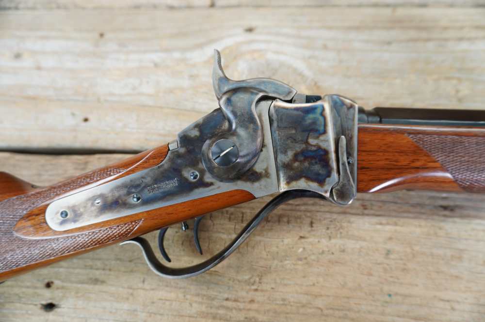 Uberti Sharps Quigley Down Under 45-70 LIKE NEW Govt 34in BPCR -img-0