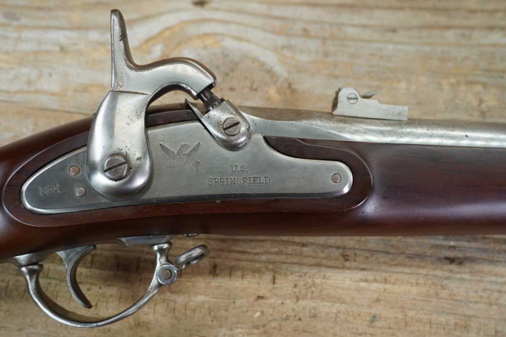 Springfield Model 1861 Civil War infantry musket 58 rifle Armisport EXC -img-10