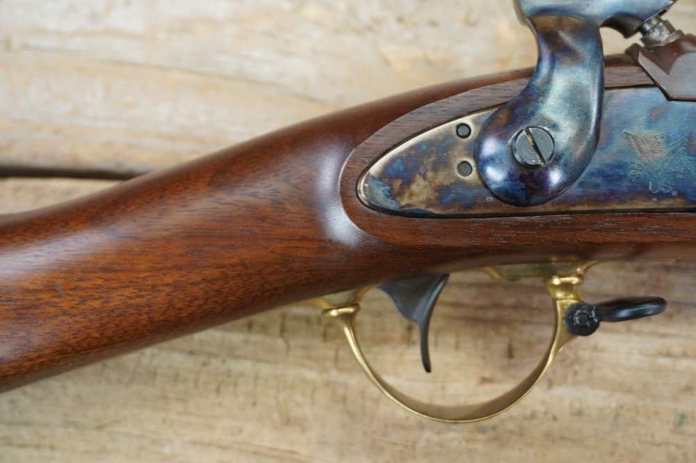 US Mod 1841 Mississippi Civil War rifled musket Pedersoli LIKE NEW -img-6