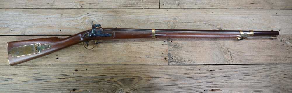 US Mod 1841 Mississippi Civil War rifled musket Pedersoli LIKE NEW -img-1