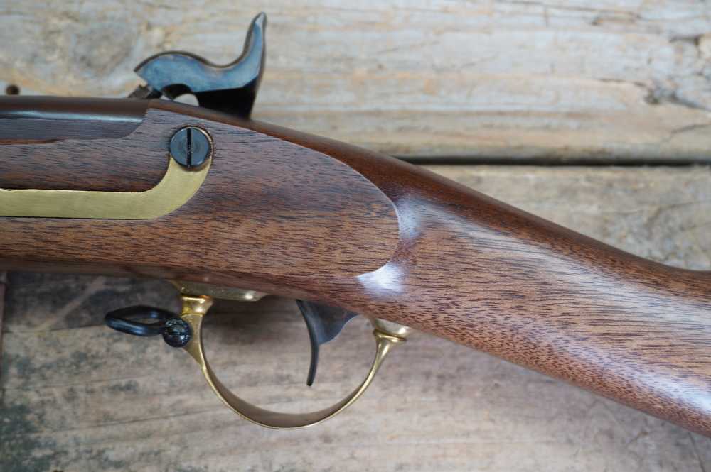 US Mod 1841 Mississippi Civil War rifled musket Pedersoli LIKE NEW -img-27