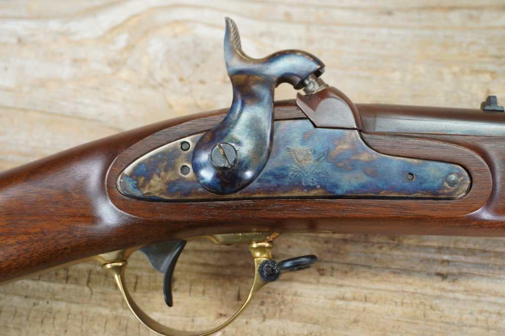 US Mod 1841 Mississippi Civil War rifled musket Pedersoli LIKE NEW -img-9