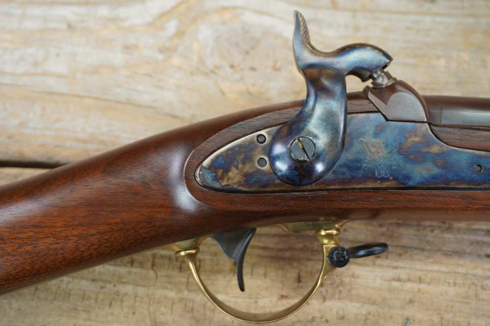 US Mod 1841 Mississippi Civil War rifled musket Pedersoli LIKE NEW -img-7