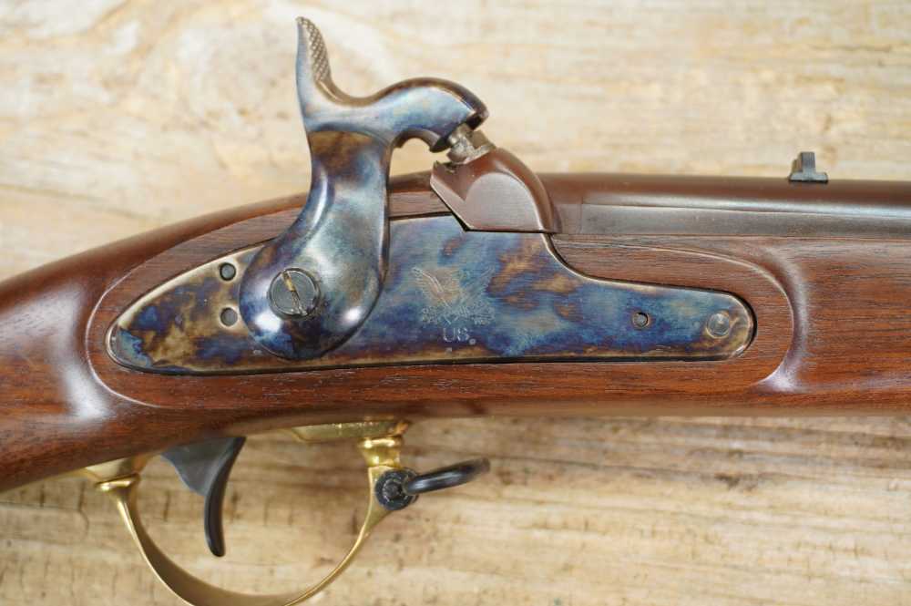 US Mod 1841 Mississippi Civil War rifled musket Pedersoli LIKE NEW -img-12