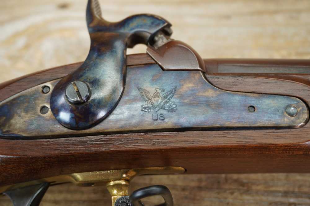 US Mod 1841 Mississippi Civil War rifled musket Pedersoli LIKE NEW -img-10