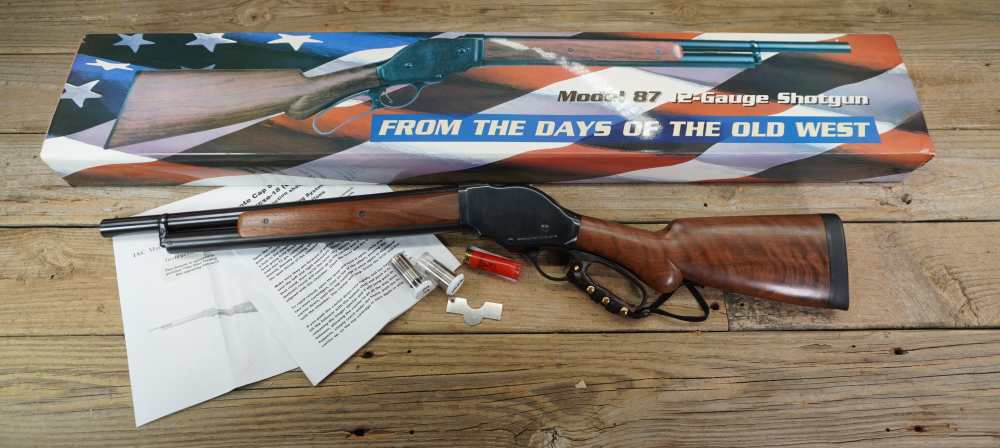 Coyote Cap Winchester 1887 87 12ga riot gun Cowboy Action LNIB 12ga CAS -img-0