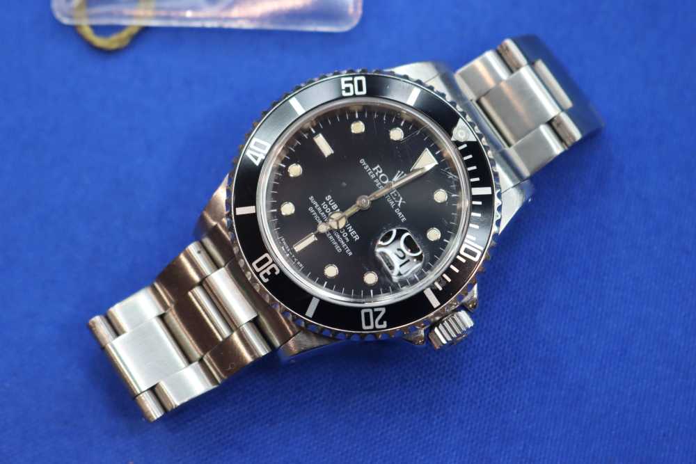 Rolex Submariner Watch 168000 Triple Zero R Serial 40mm Vintage Complete NR-img-3
