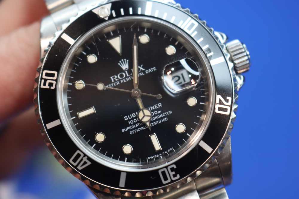 Rolex Submariner Watch 168000 Triple Zero R Serial 40mm Vintage Complete NR-img-16