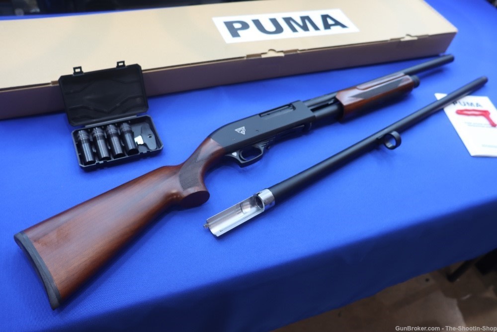 LEGACY PUMA Shotgun Combo 12GA 20" & 28" Walnut Stock Field & Defense Model-img-0