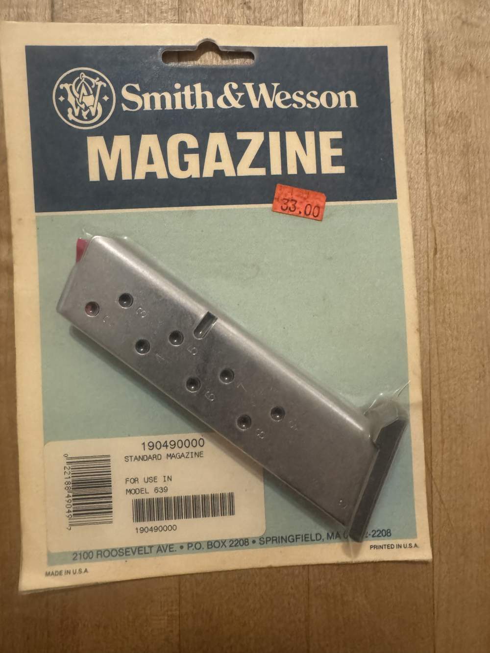 Smith & Wesson 639 9mm magazine new vintage -img-0