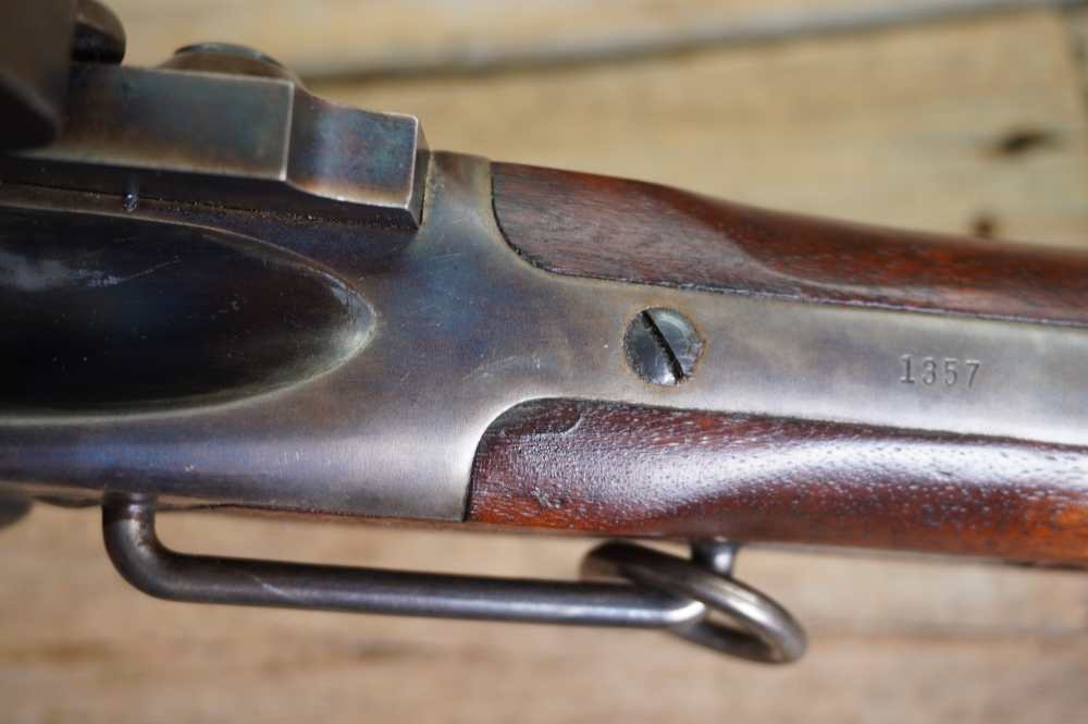 Shiloh Sharps Farmingdale 1970s NM 1863 SRC 54 cal percussion carbine -img-47