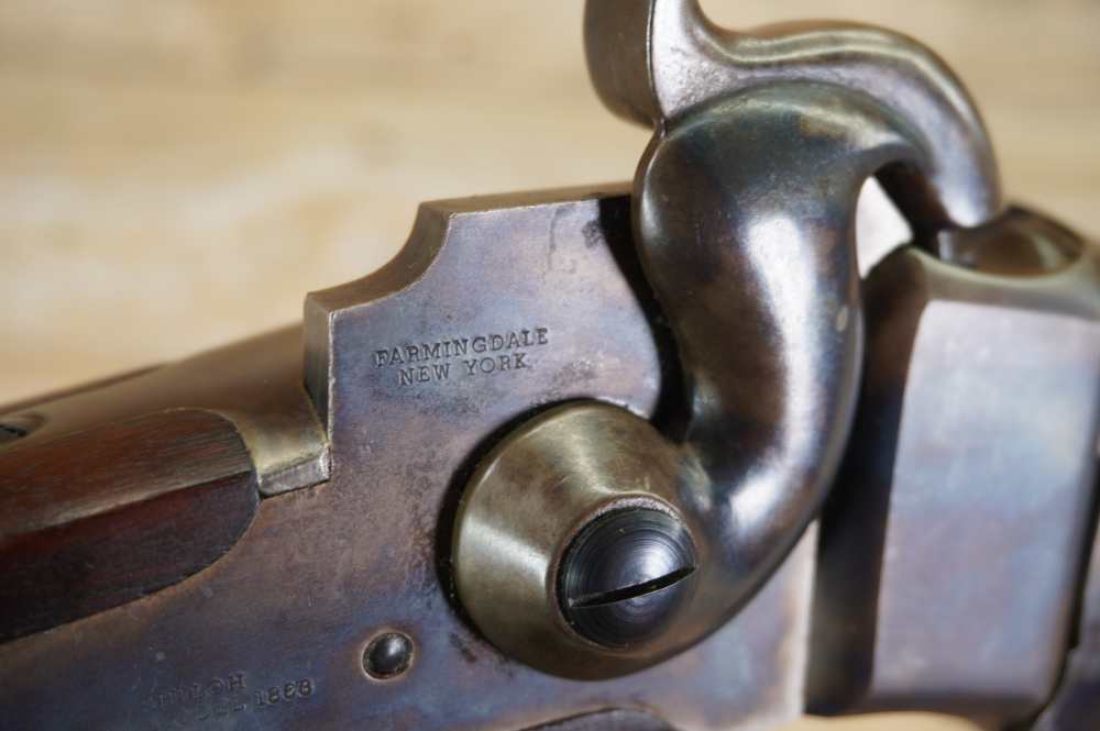 Shiloh Sharps Farmingdale 1970s NM 1863 SRC 54 cal percussion carbine -img-11