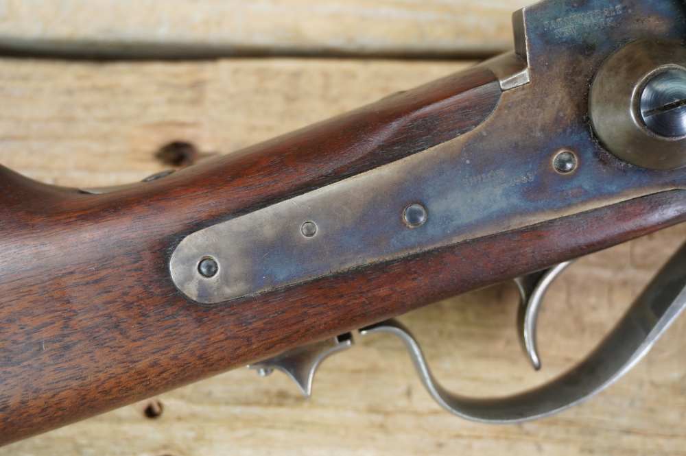 Shiloh Sharps Farmingdale 1970s NM 1863 SRC 54 cal percussion carbine -img-6