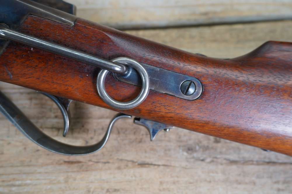 Shiloh Sharps Farmingdale 1970s NM 1863 SRC 54 cal percussion carbine -img-28