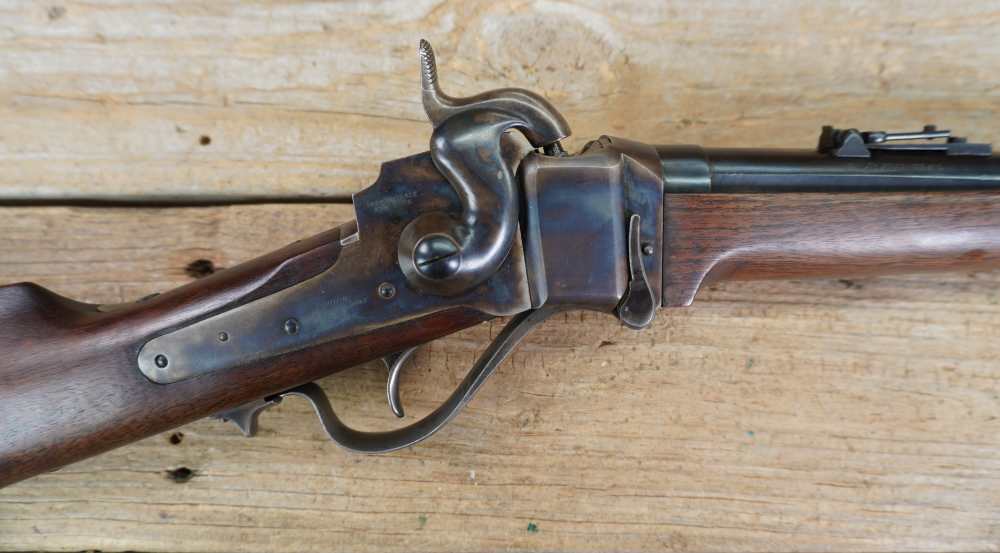 Shiloh Sharps Farmingdale 1970s NM 1863 SRC 54 cal percussion carbine -img-0