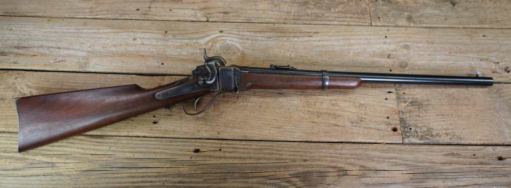 Shiloh Sharps Farmingdale 1970s NM 1863 SRC 54 cal percussion carbine -img-1