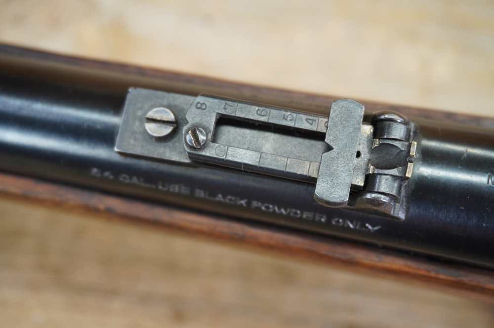 Shiloh Sharps Farmingdale 1970s NM 1863 SRC 54 cal percussion carbine -img-55
