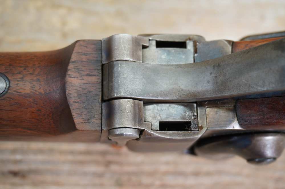 Shiloh Sharps Farmingdale 1970s NM 1863 SRC 54 cal percussion carbine -img-70