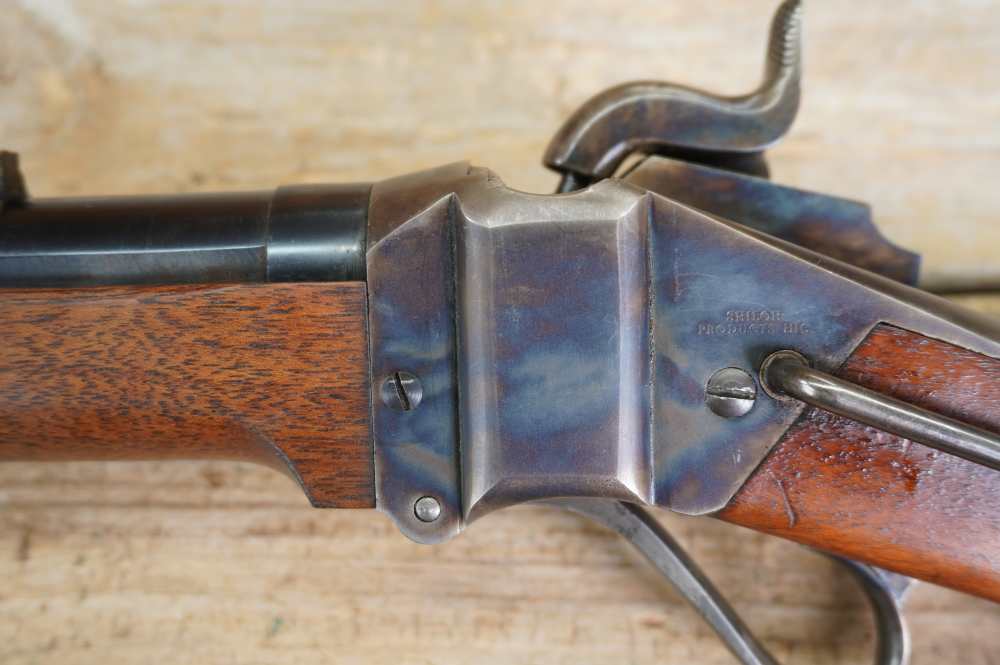 Shiloh Sharps Farmingdale 1970s NM 1863 SRC 54 cal percussion carbine -img-31