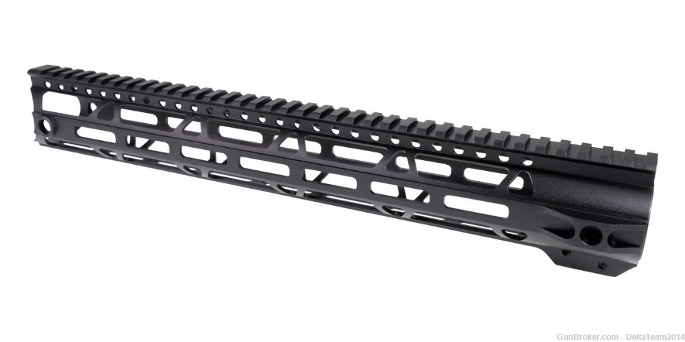 AR10 LR308 DPMS Low Profile M-LOK Handguard - Barrel Nut & Screws Included-img-2