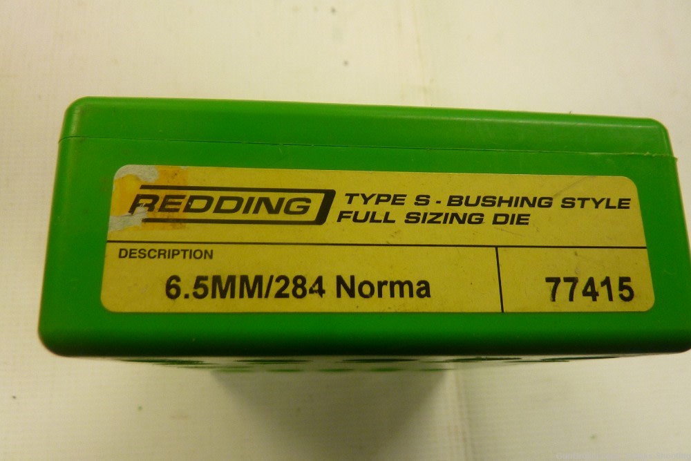 6.5mm/284 Winchester (Norma) Type S Full Size Bushing Die by REDDING RELOAD-img-0