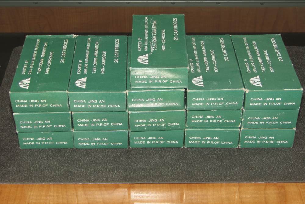 600 Rounds Chinese Steel cased 7.62x39mm Norinco Jing An Century Arms-img-1