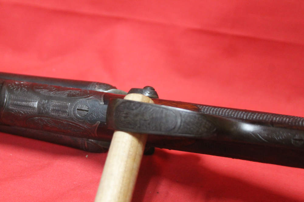 RARE highly engraved Vintage German sxs  Cape Gun 16 Gauge 9.3x72R -img-33