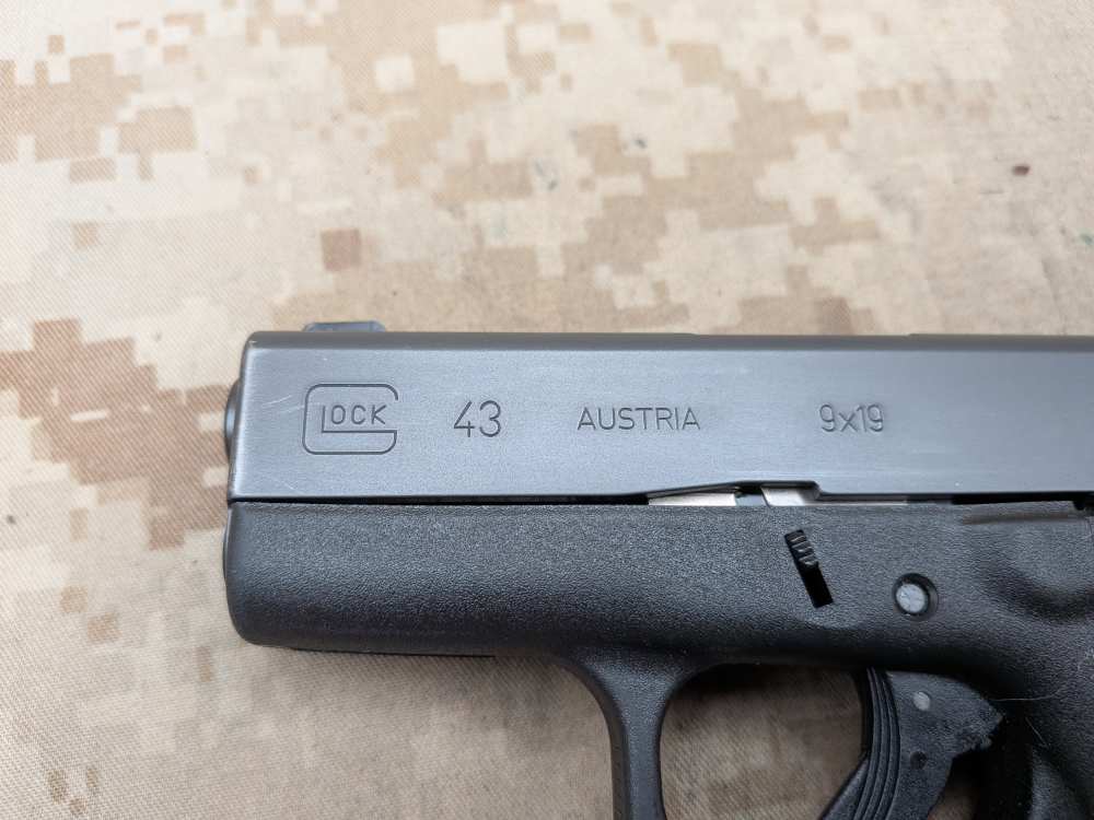 Glock 43 9MM Slimline G43 Police Trade In USED Night Sights-img-4
