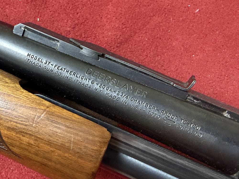 Ithaca Model 37 DEERSLAYER 20Ga. NO RESRVE-img-6