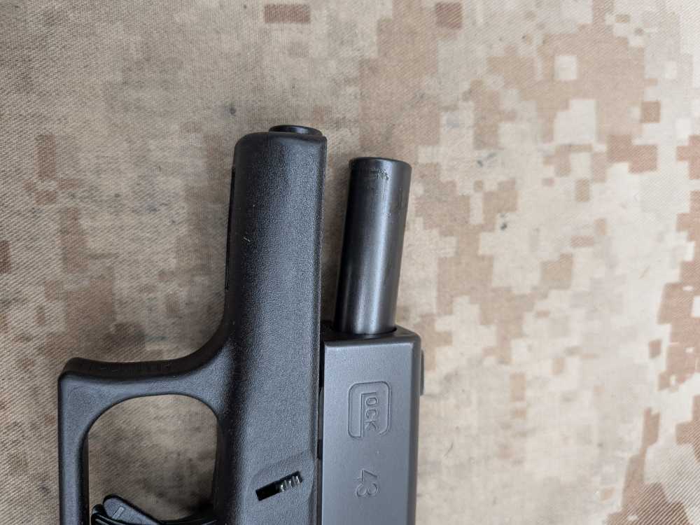 Glock 43 9MM Slimline G43 Police Trade In USED Night Sights-img-6