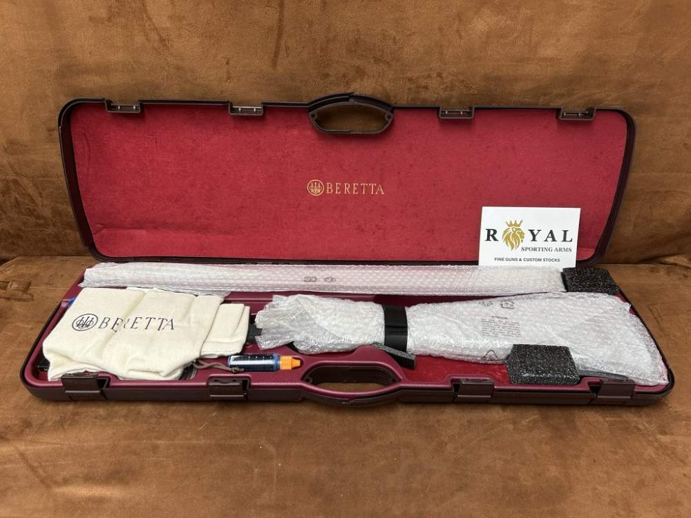 Beretta 486 Deep Scroll English Stock Color Case Hardened Limited 20GA 28" -img-13