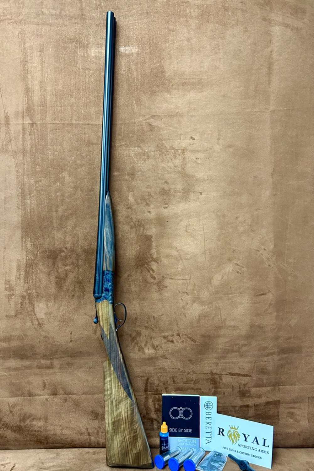 Beretta 486 Deep Scroll English Stock Color Case Hardened Limited 20GA 28" -img-0