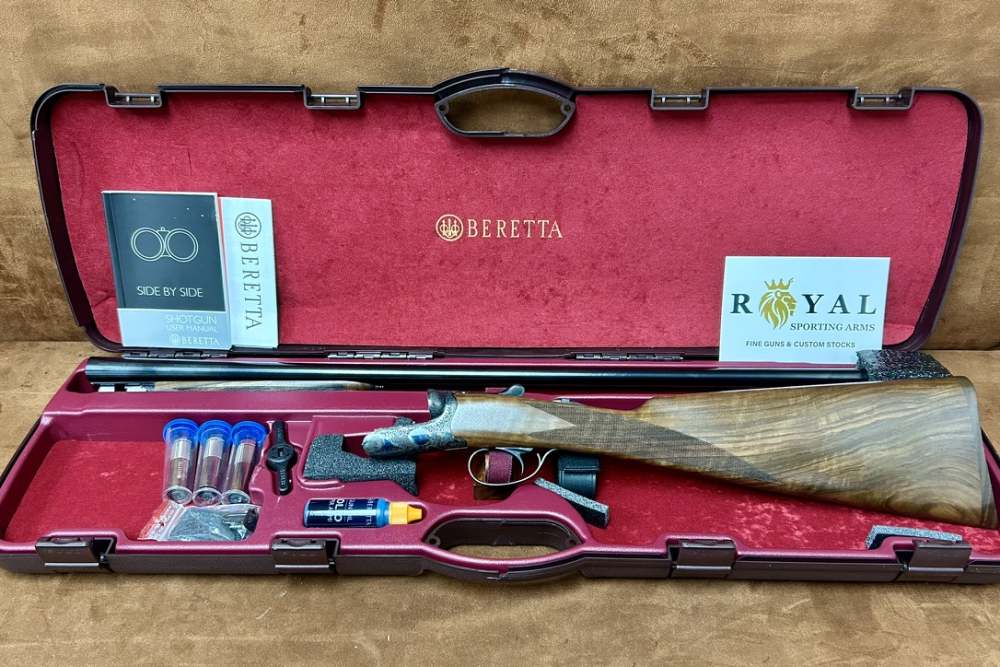 Beretta 486 Deep Scroll English Stock Color Case Hardened Limited 20GA 28" -img-12