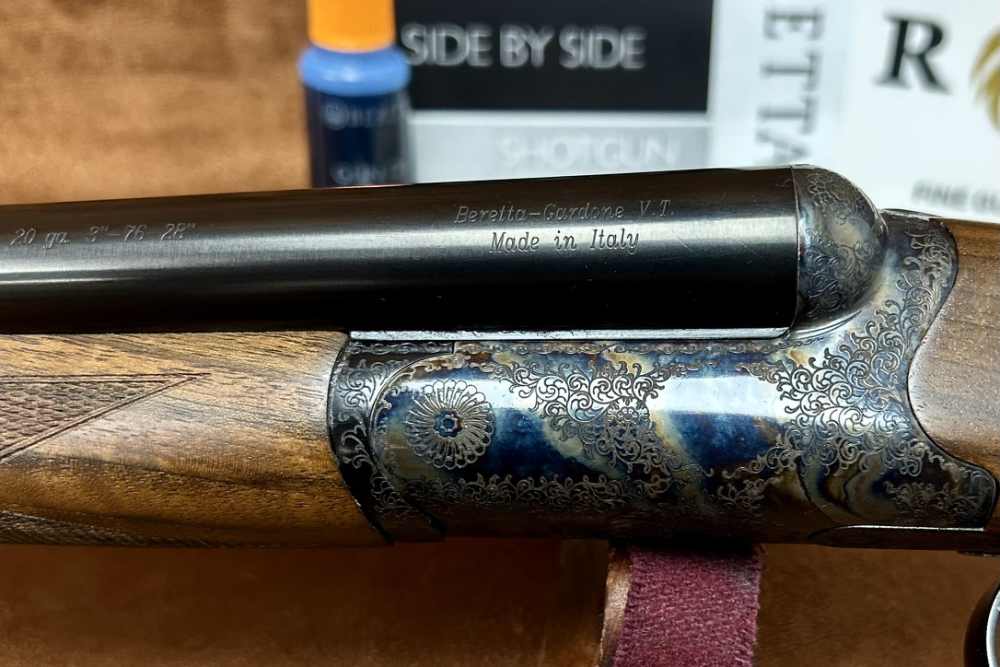 Beretta 486 Deep Scroll English Stock Color Case Hardened Limited 20GA 28" -img-5