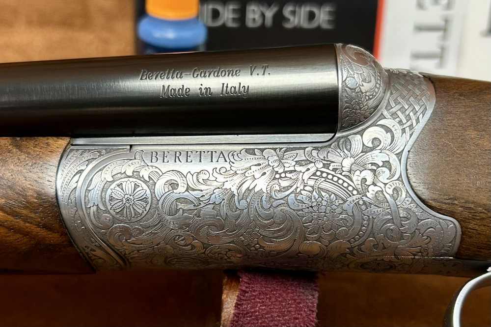 Beretta 486 Deep Scroll English Stock Color Case Hardened Limited 28GA 28" -img-5