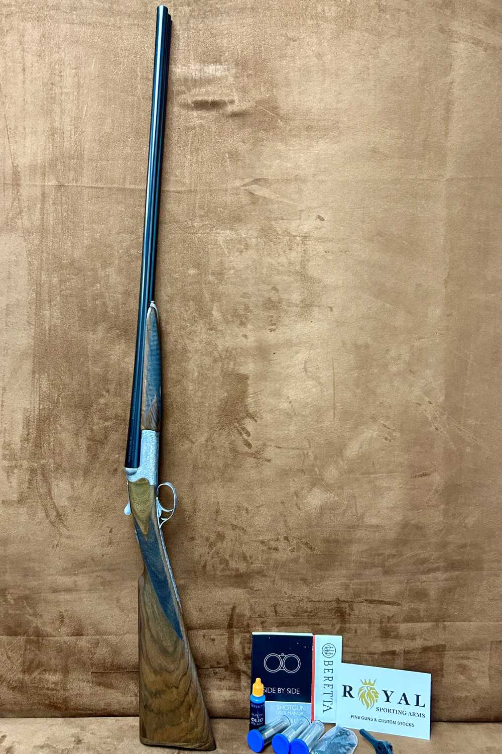 Beretta 486 Deep Scroll English Stock Color Case Hardened Limited 28GA 28" -img-0