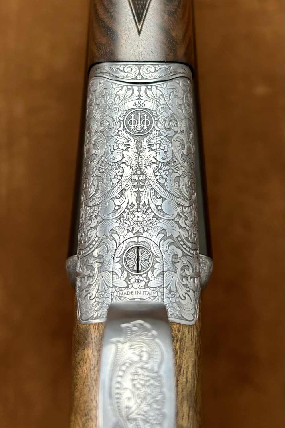 Beretta 486 Deep Scroll English Stock Color Case Hardened Limited 28GA 28" -img-4