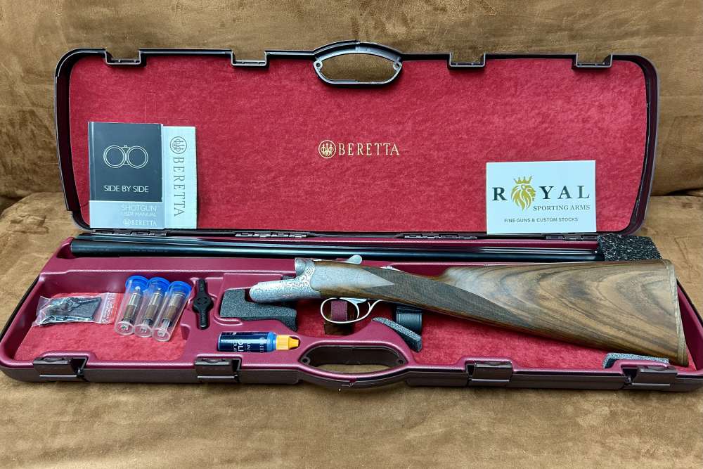 Beretta 486 Deep Scroll English Stock Color Case Hardened Limited 28GA 28" -img-13