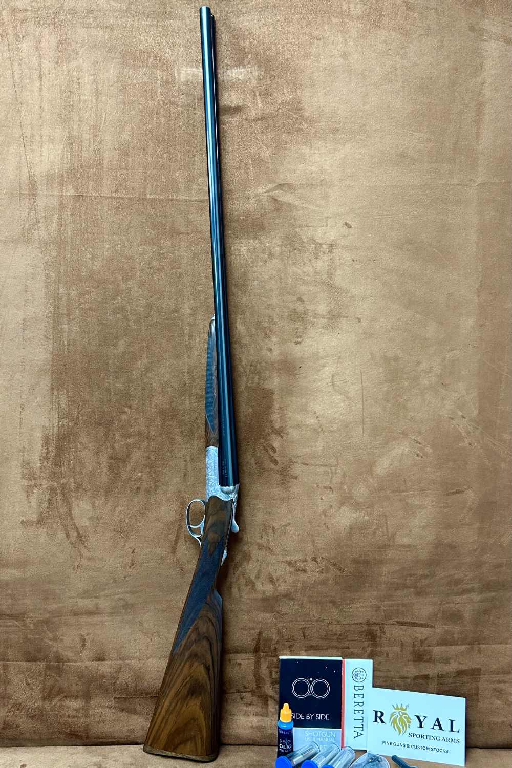 Beretta 486 Deep Scroll English Stock Color Case Hardened Limited 28GA 28" -img-2