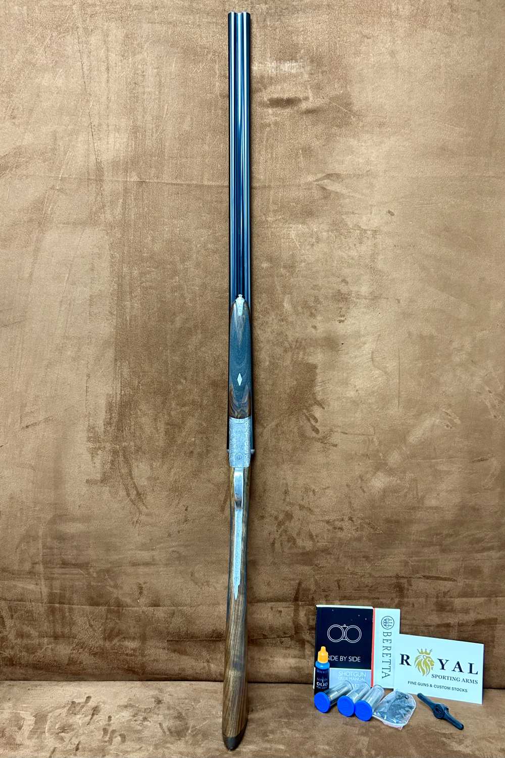 Beretta 486 Deep Scroll English Stock Color Case Hardened Limited 28GA 28" -img-1
