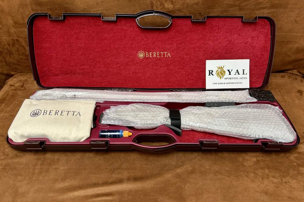 Beretta 486 Deep Scroll English Stock Color Case Hardened Limited 28GA 28" -img-12