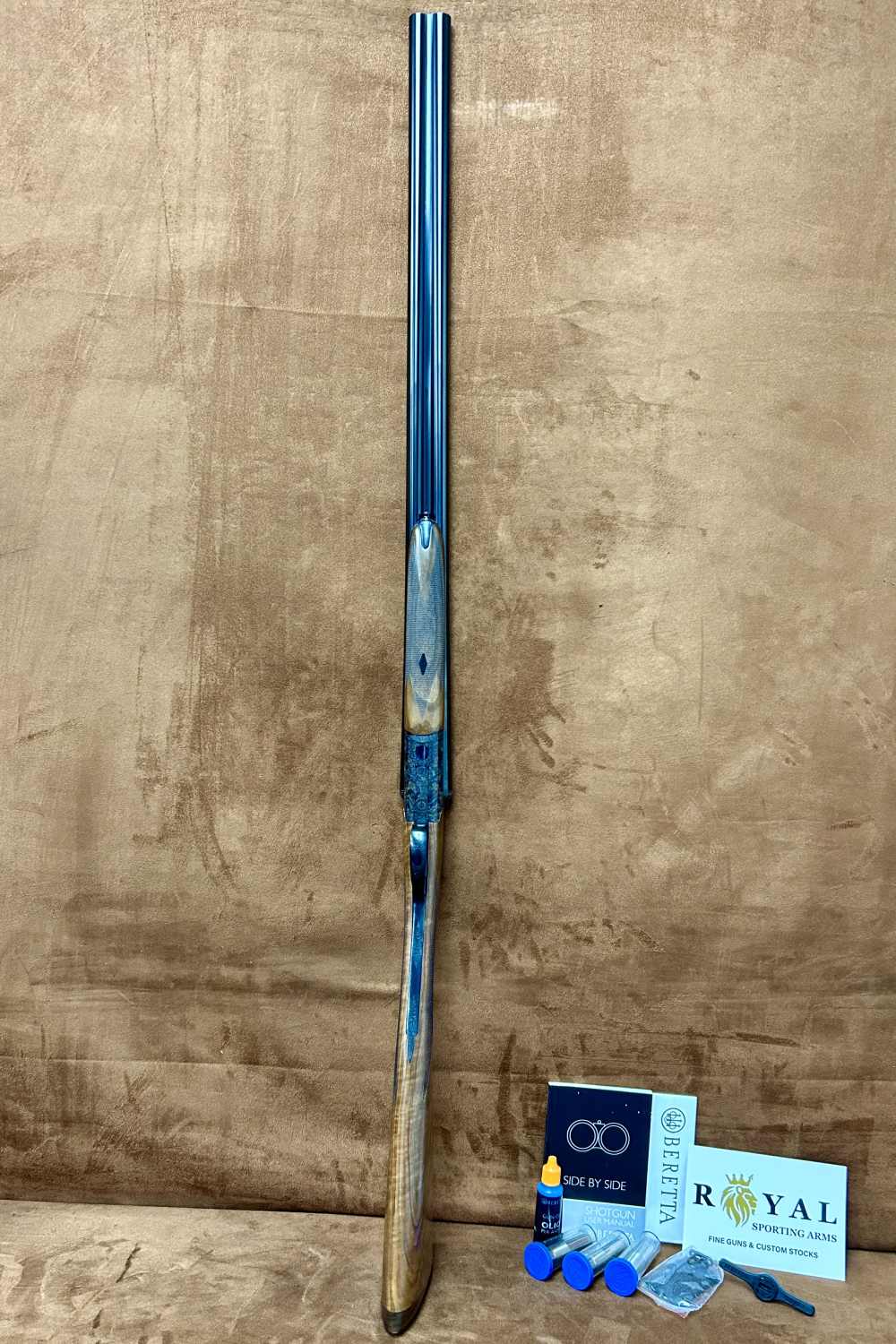 Beretta 486 Deep Scroll English Stock Color Case Hardened Limited 20GA 28" -img-1