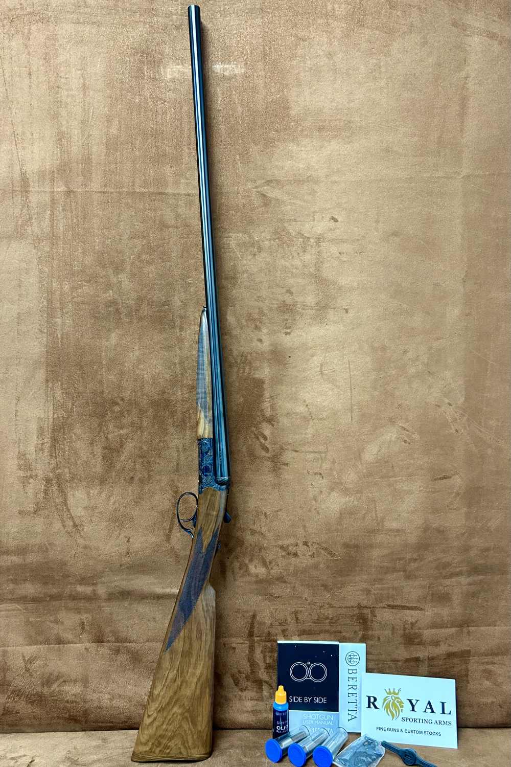 Beretta 486 Deep Scroll English Stock Color Case Hardened Limited 20GA 28" -img-2