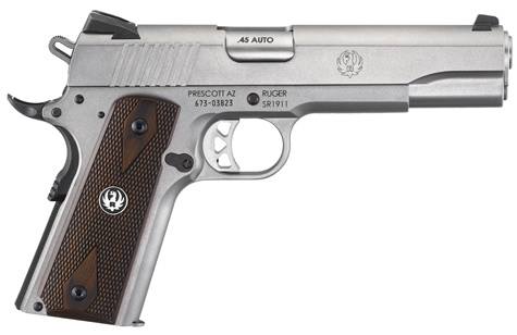 6700 Ruger SR1911 45 ACP 5" 8 + 1rd Stainless-img-0