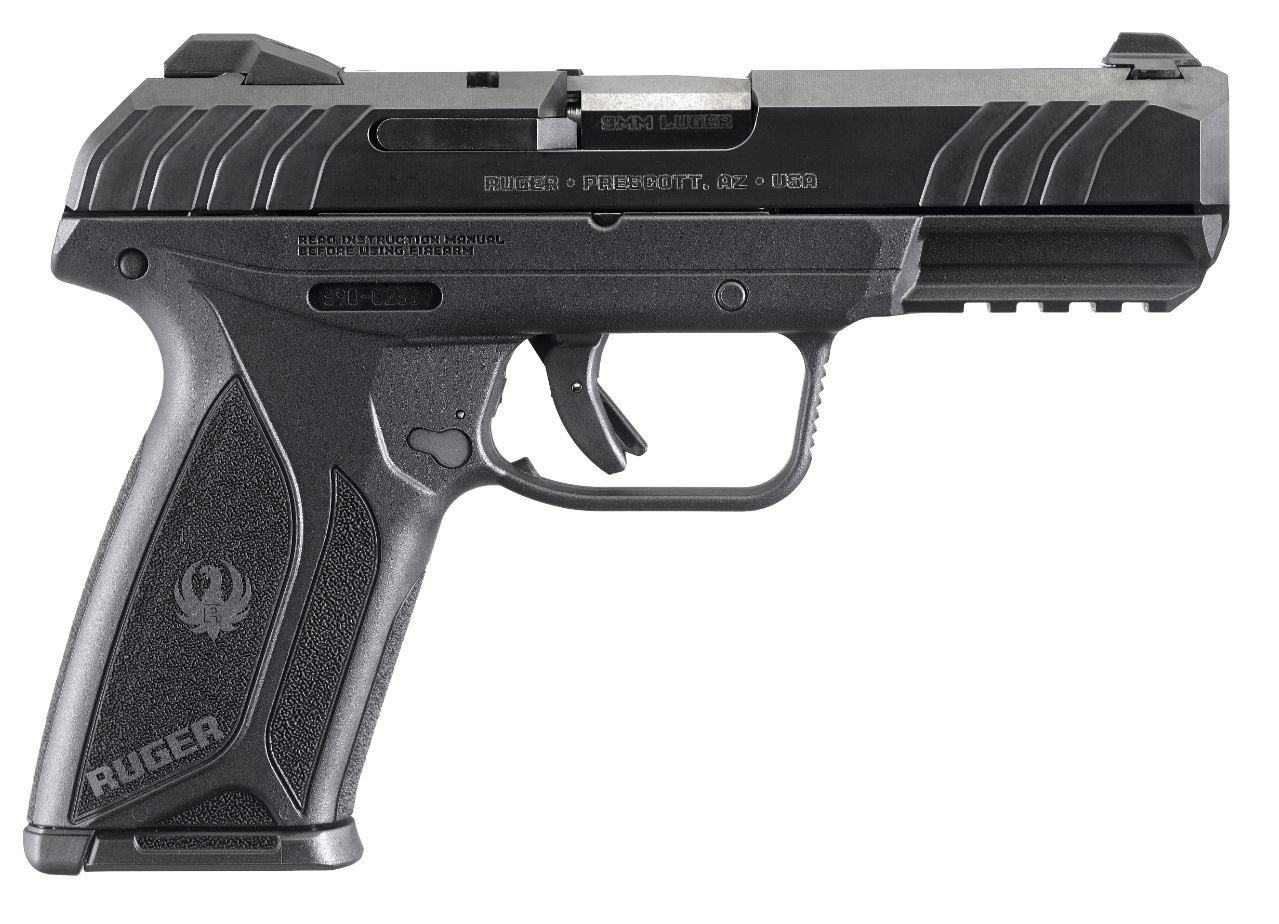 3811 Ruger Security-9 9mm 4" 10 + 1rd Black Oxide-img-0