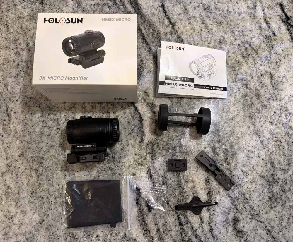 Holosun HM3X-MICRO 3x Magnifier QD Mount-img-0