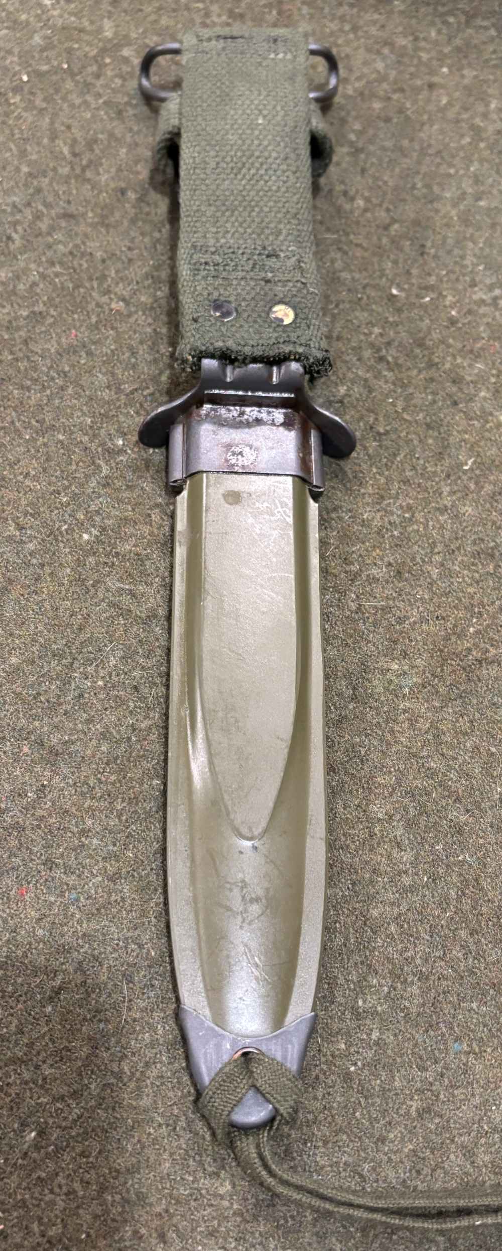 Vietnam Era USGI M16 M7 BOC Bayonet and M8A1 PWH Scabbard - Very Good-img-72